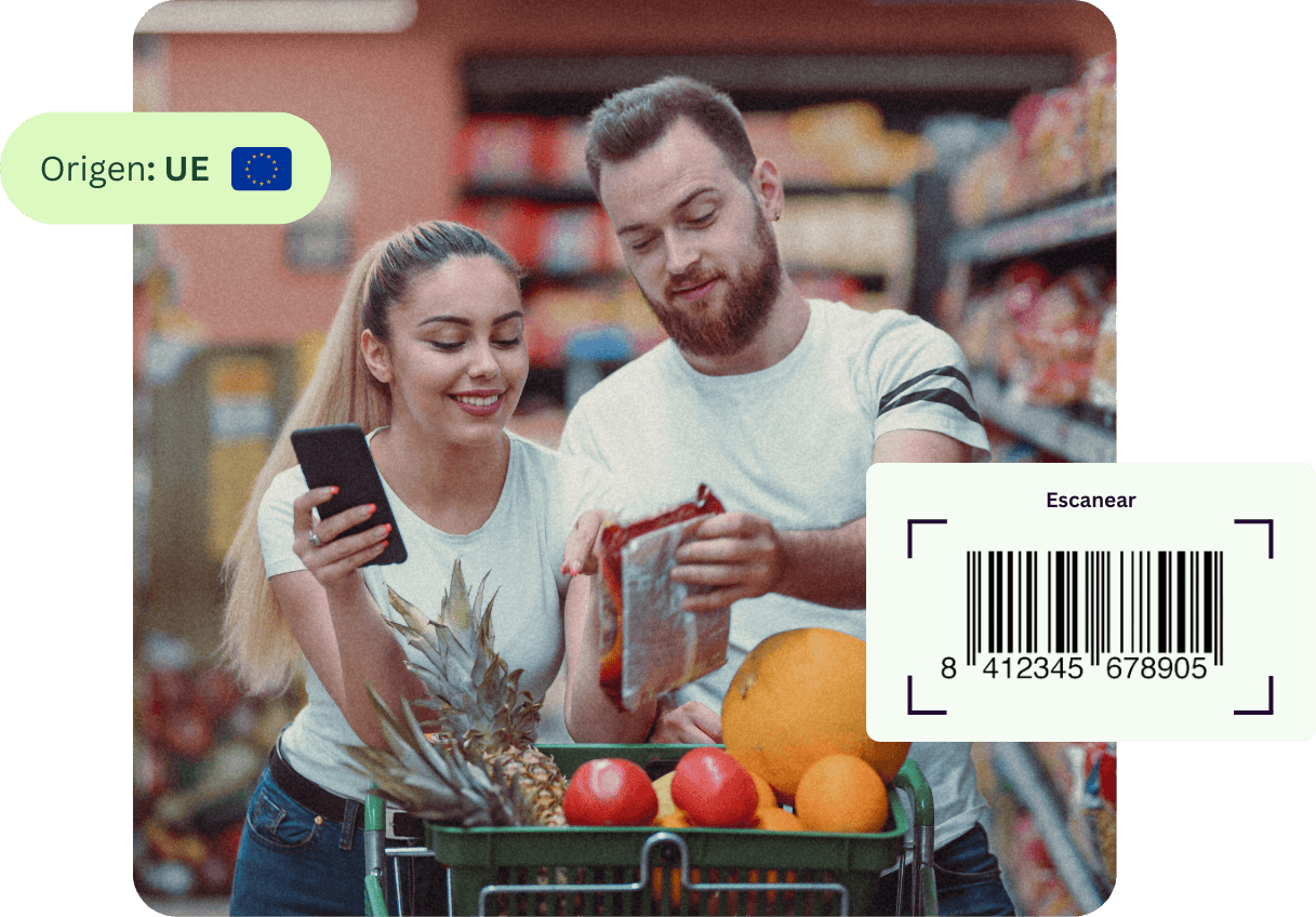 Biyiud produktu eskanerra